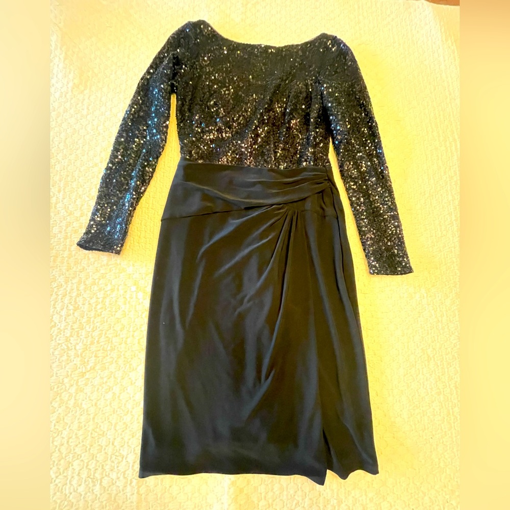 Beautiful Ralph Lauren sequin bodice cocktail Dress